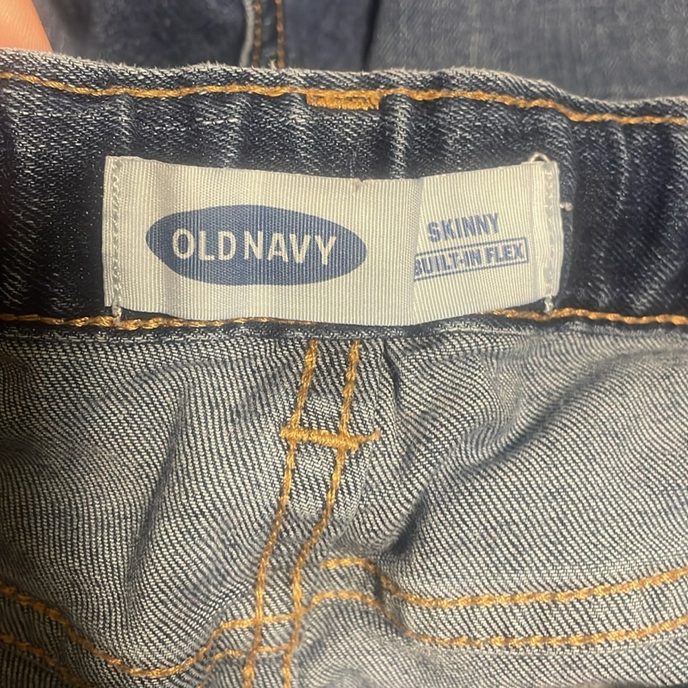 Boys old navy flex skinny dark wash jeans size 12 - Picture 4 of 6